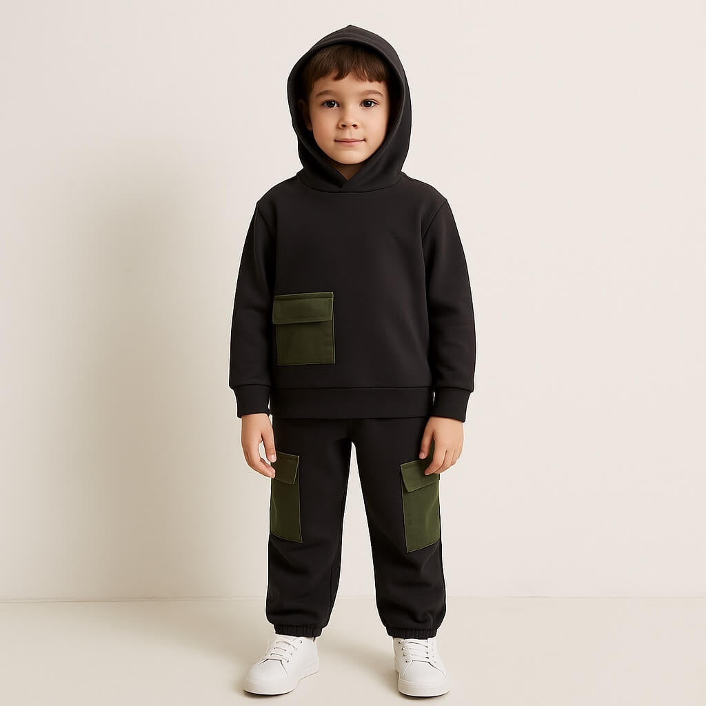 Tuta Tascone Cotone Bimbo