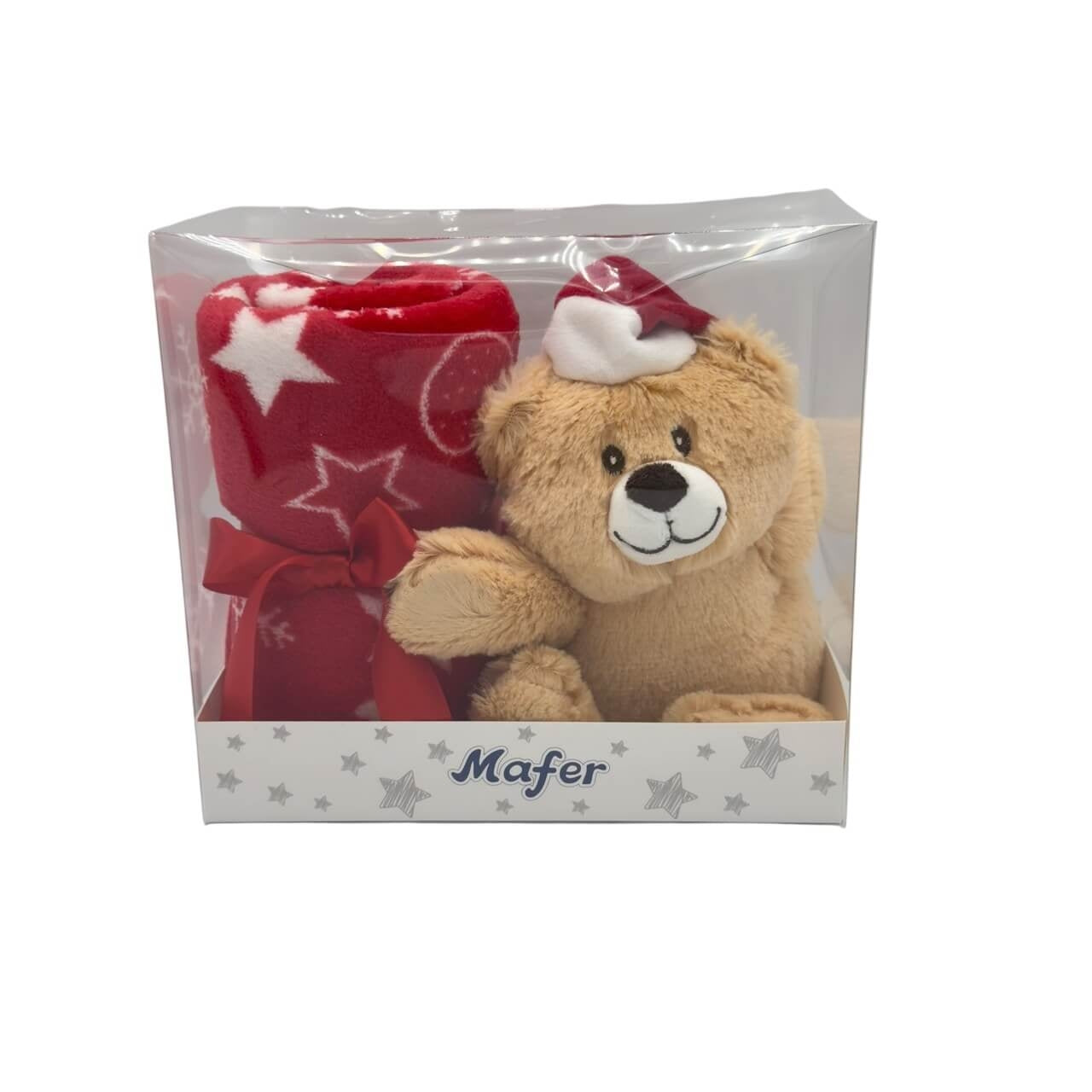 Plaid Passeggino + Pupazzo Mafer 75x100 cm Natalizio