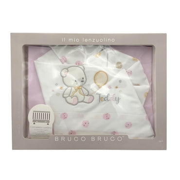 Completo Lettino Bruco Bruco 100% Cotone