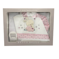 Completo Lettino Bruco Bruco 100% Cotone