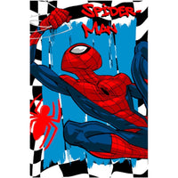 Plaid in pile Spider-Man