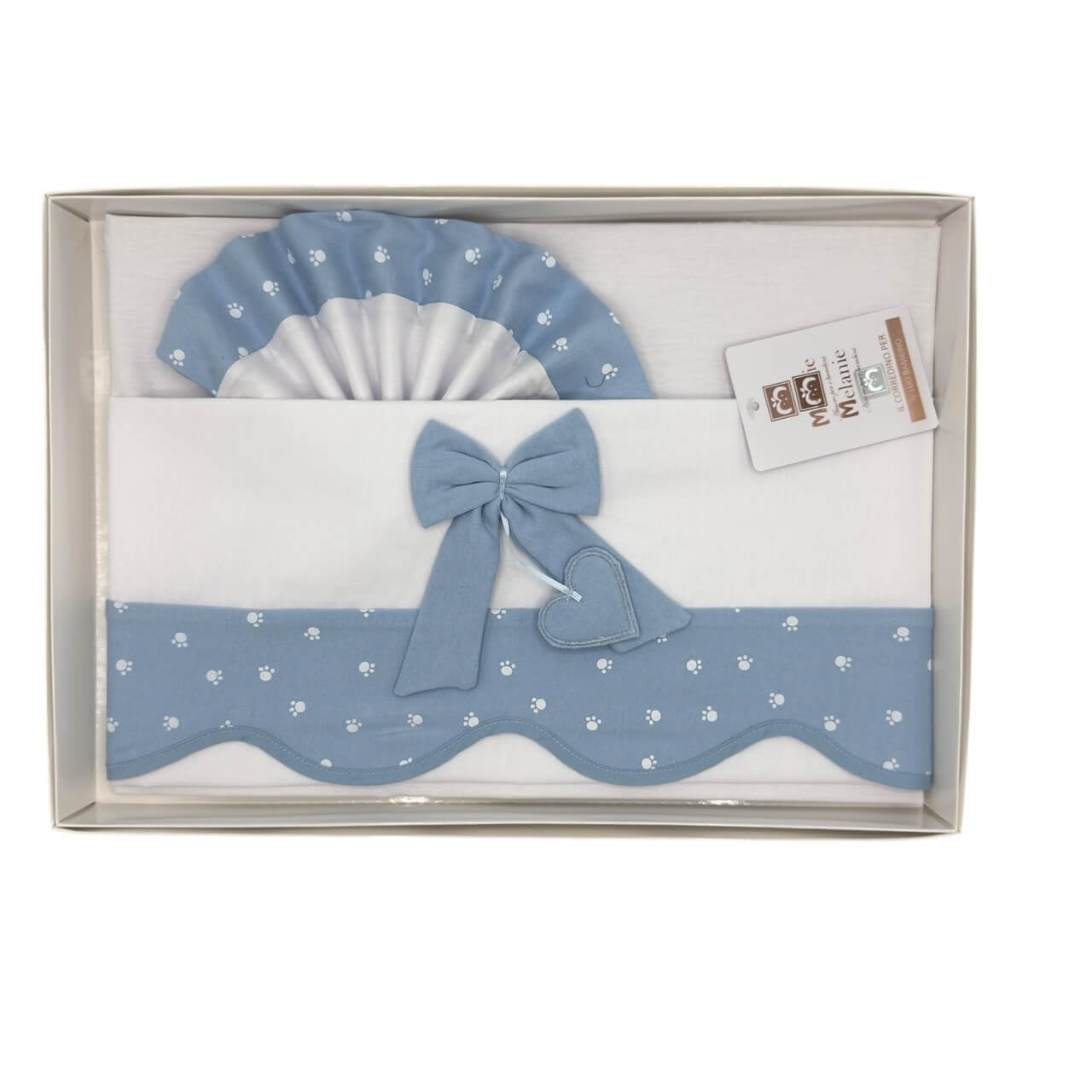 Completo Culla/Lettino Melanie 100% Cotone