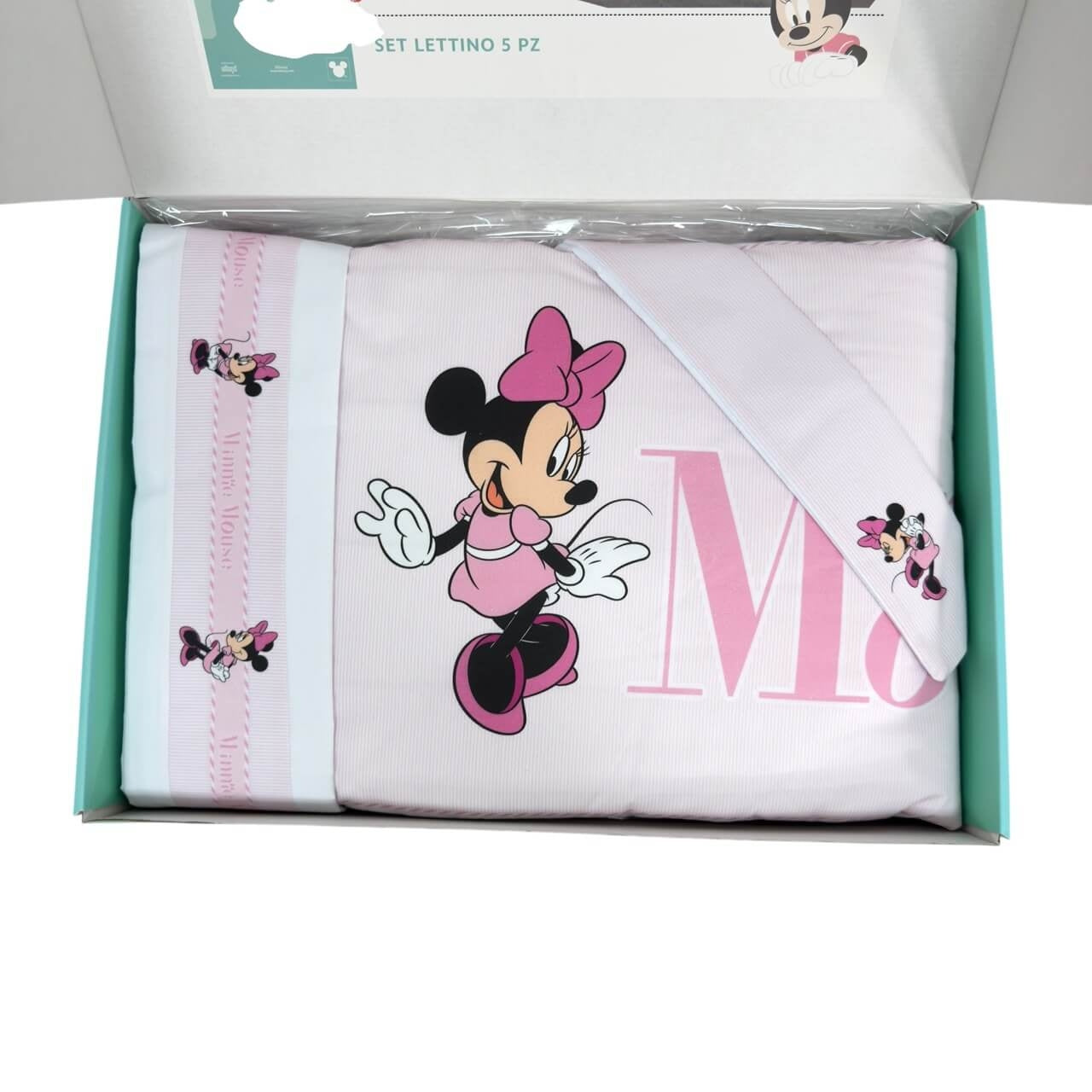 Completo trapunta lettino con paracolpi + Lenzuola Disney