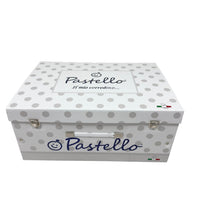 Completo trapunta lettino con lenzuola Pastello