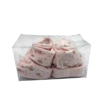 Set Cappello + Scarpe in ciniglia Pastello 0/3 Mesi