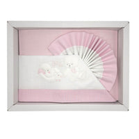 Completo Culla/Lettino Pastello 100% Cotone