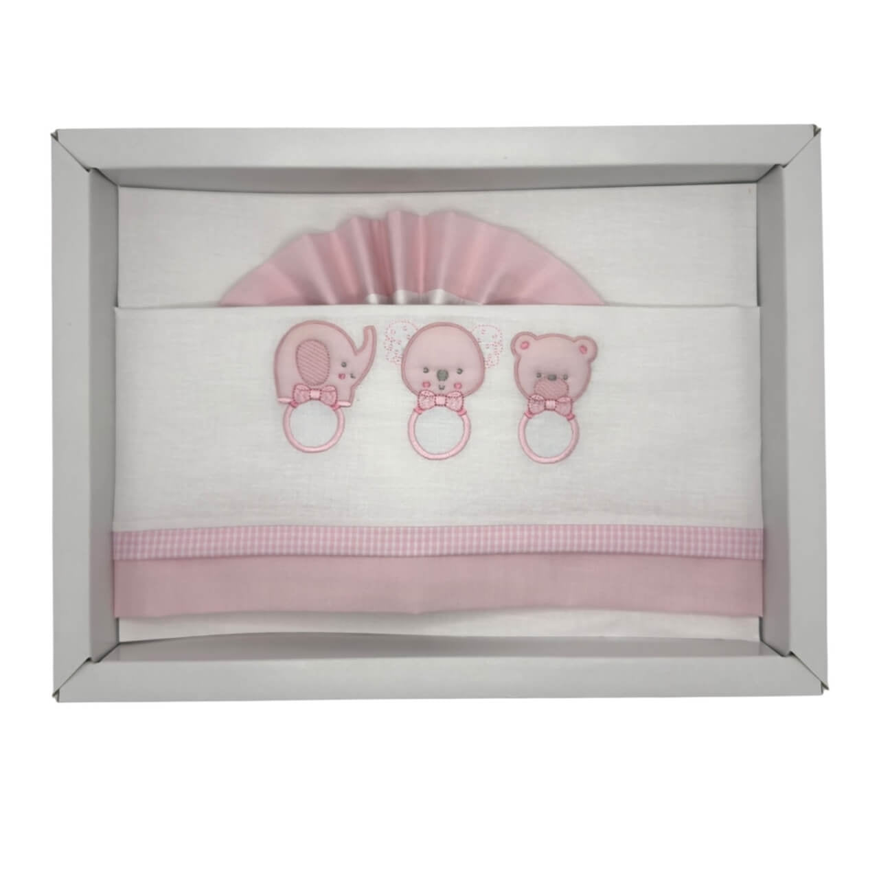 Completo Carrozzina Pastello 100% Cotone