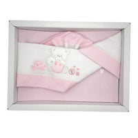 Completo Carrozzina Pastello 100% Cotone