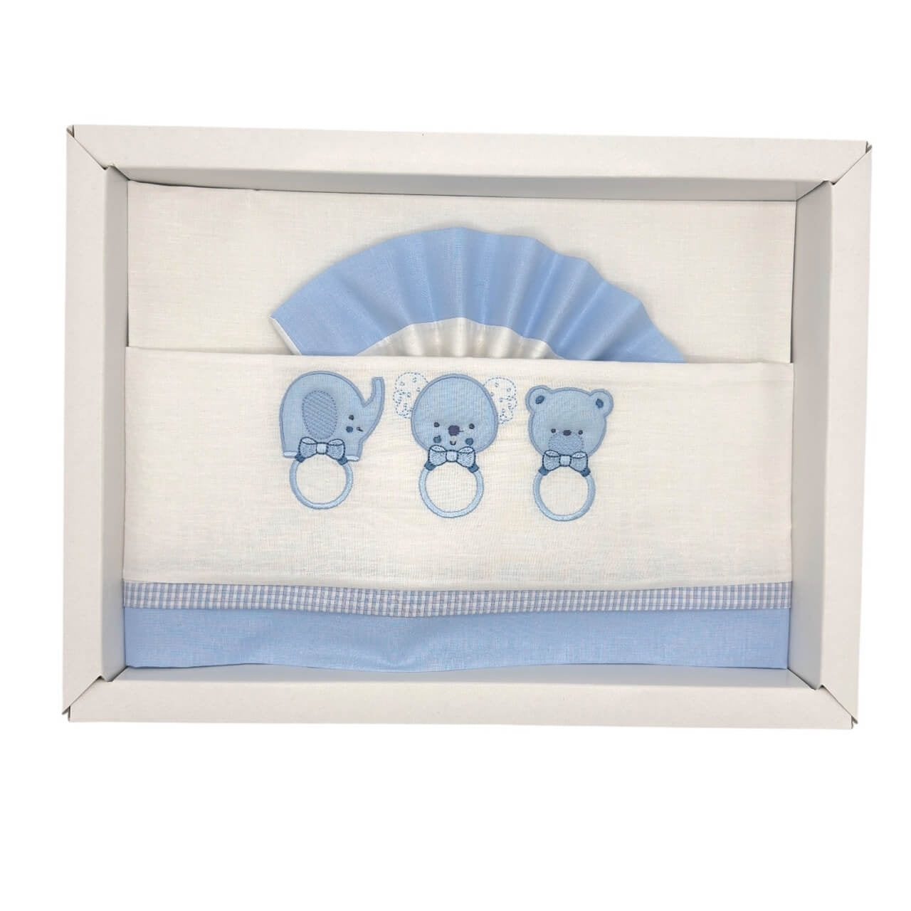 Completo Carrozzina Pastello 100% Cotone