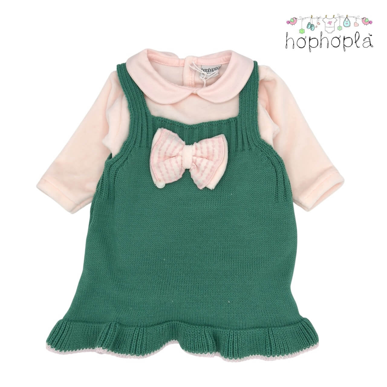 Abito in Lana + Maglia in ciniglia HopHoplà Amelia