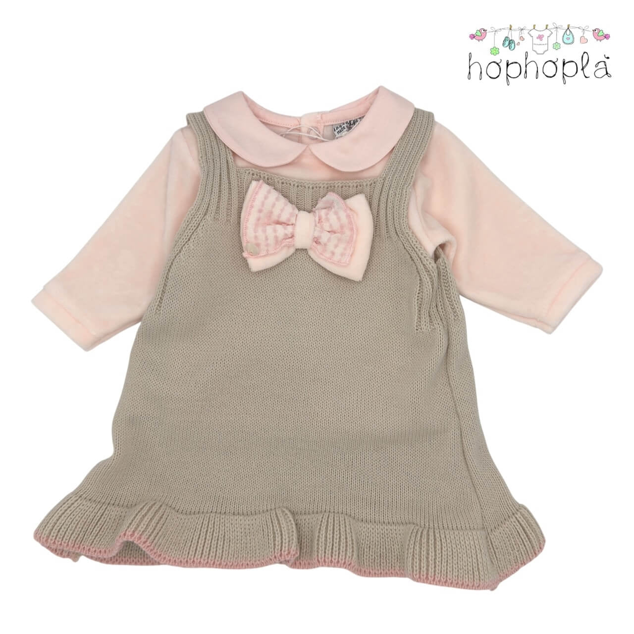 Abito in Lana + Maglia in ciniglia HopHoplà Amelia