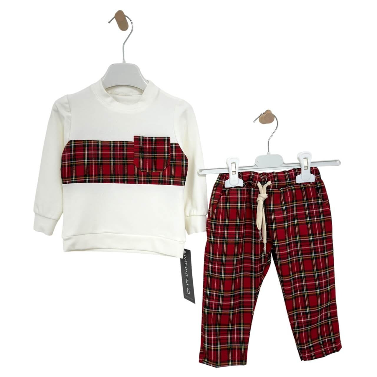 Completo Scozzese Invernale neonato