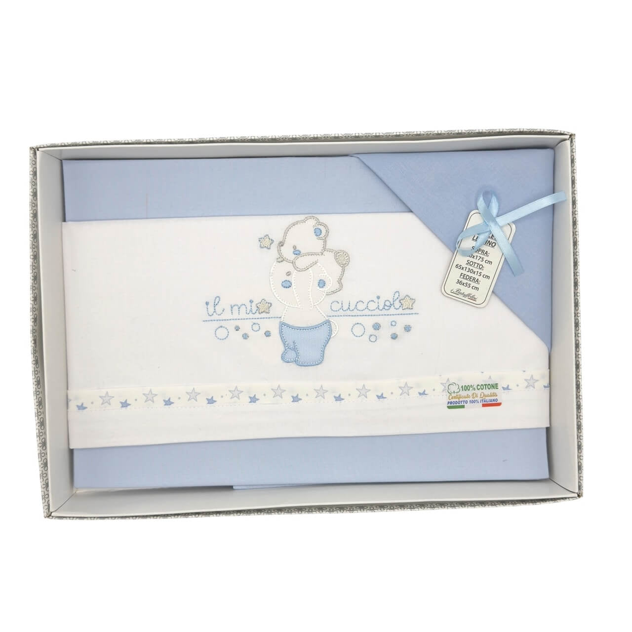 Completo Culla/Lettino Batuffolini 100% Cotone