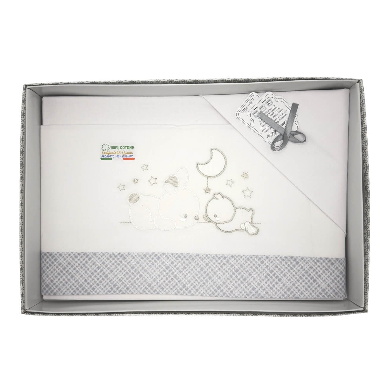 Completo Culla/Lettino Batuffolini 100% Cotone