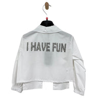 Camicia da bambina Retro Diamonds