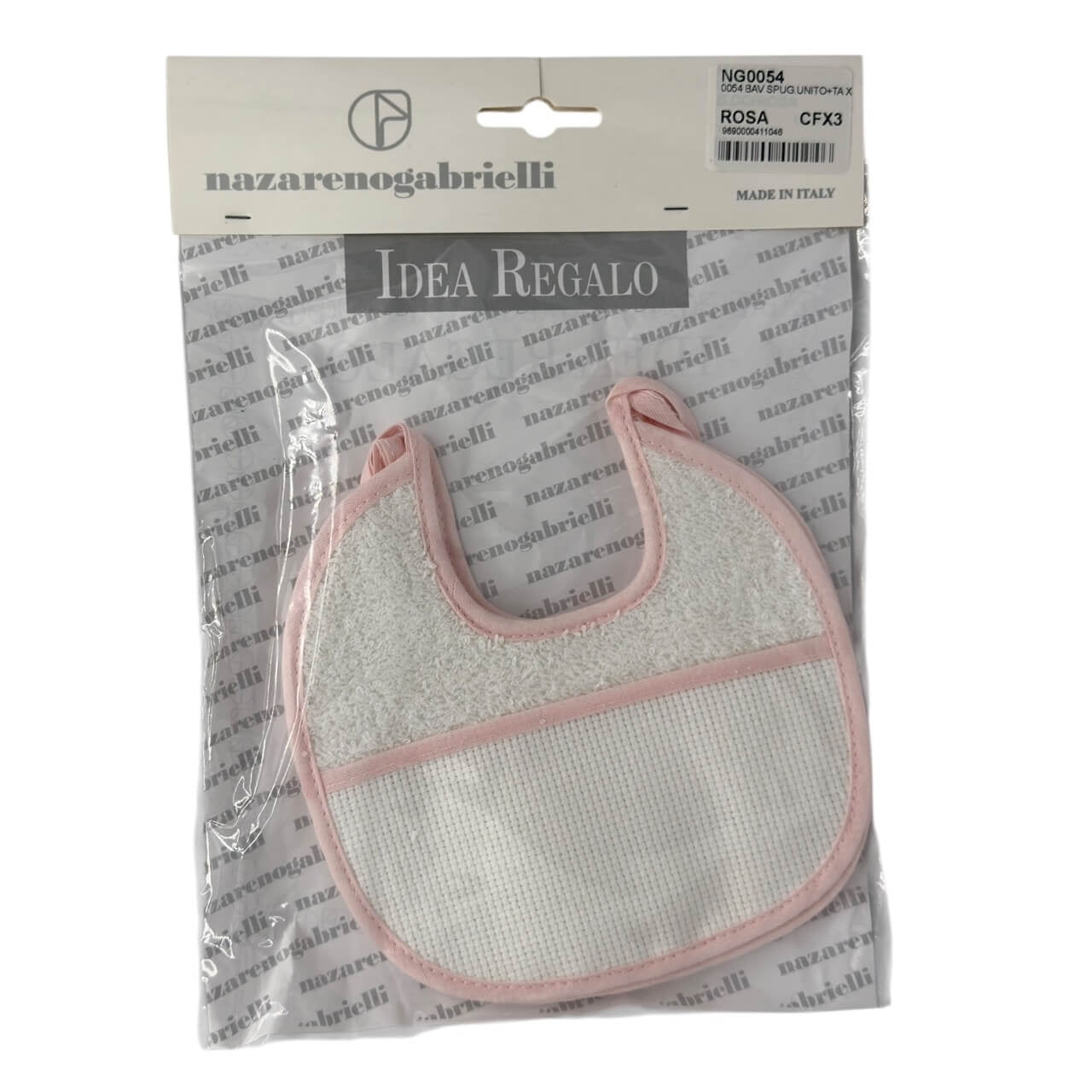 3 Bavette da ricamo con tela Ida