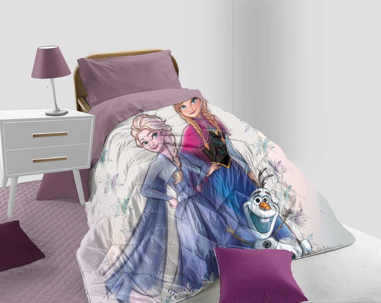 Trapunta Invernale Letto singolo Frozen