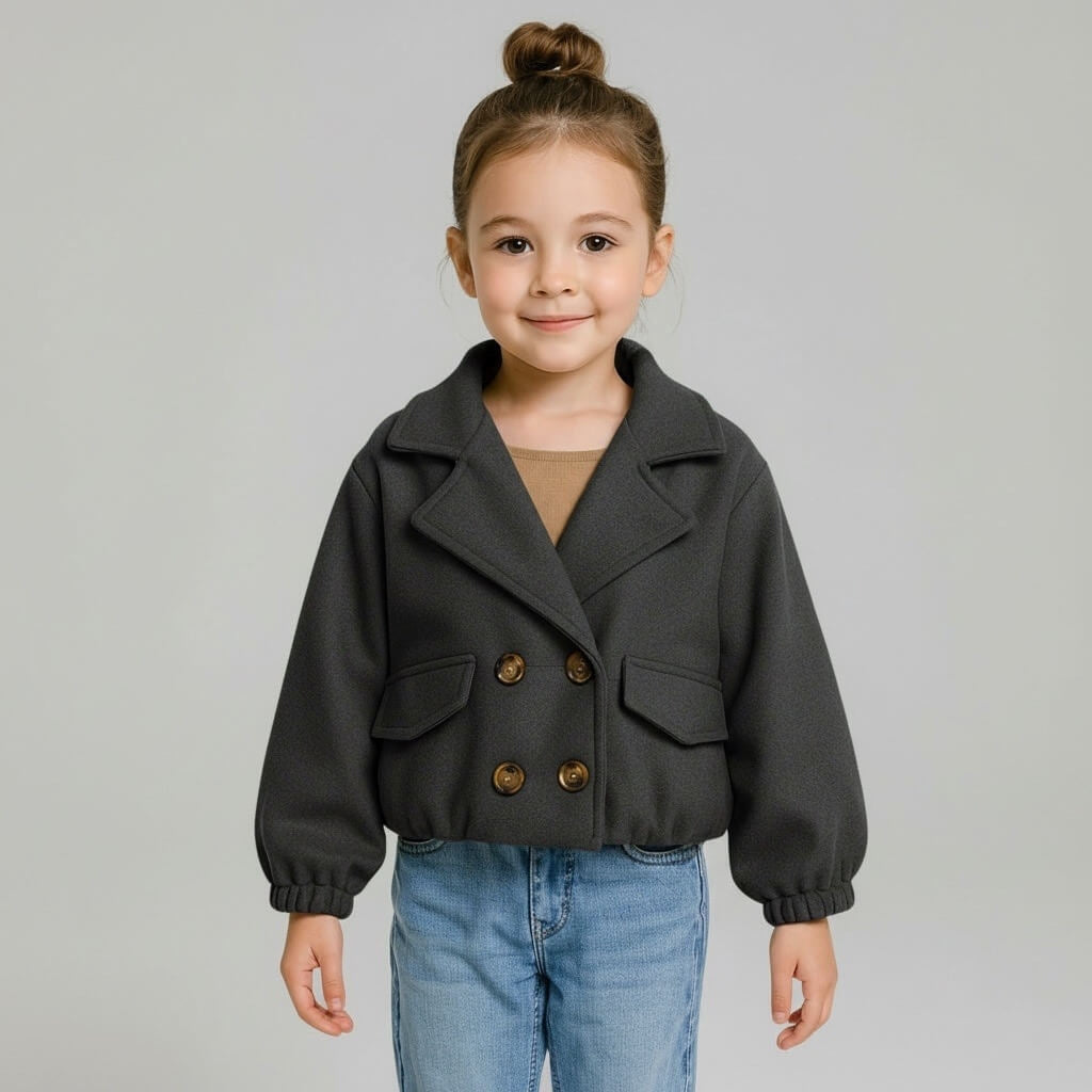 Felpa/Giubbotto Bimba Camoscio