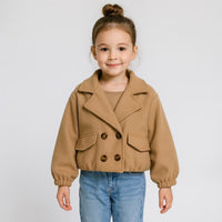 Felpa/Giubbotto Bimba Camoscio