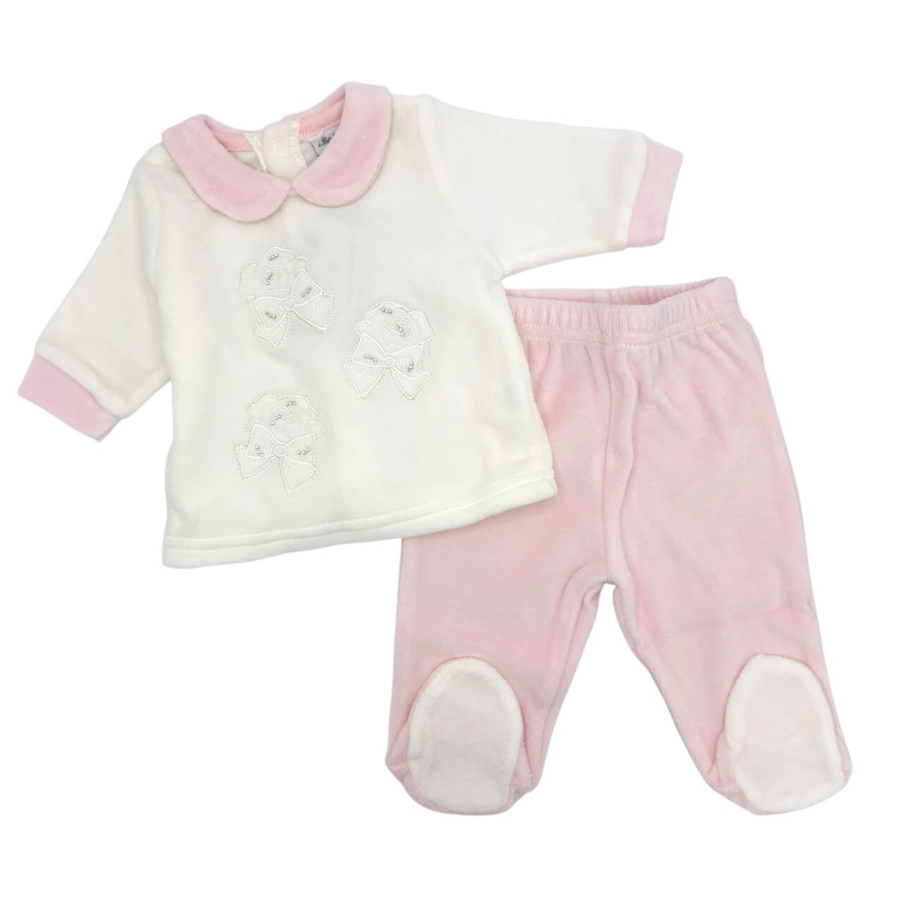 Tutina 2 pezzi ciniglia Batuffolini