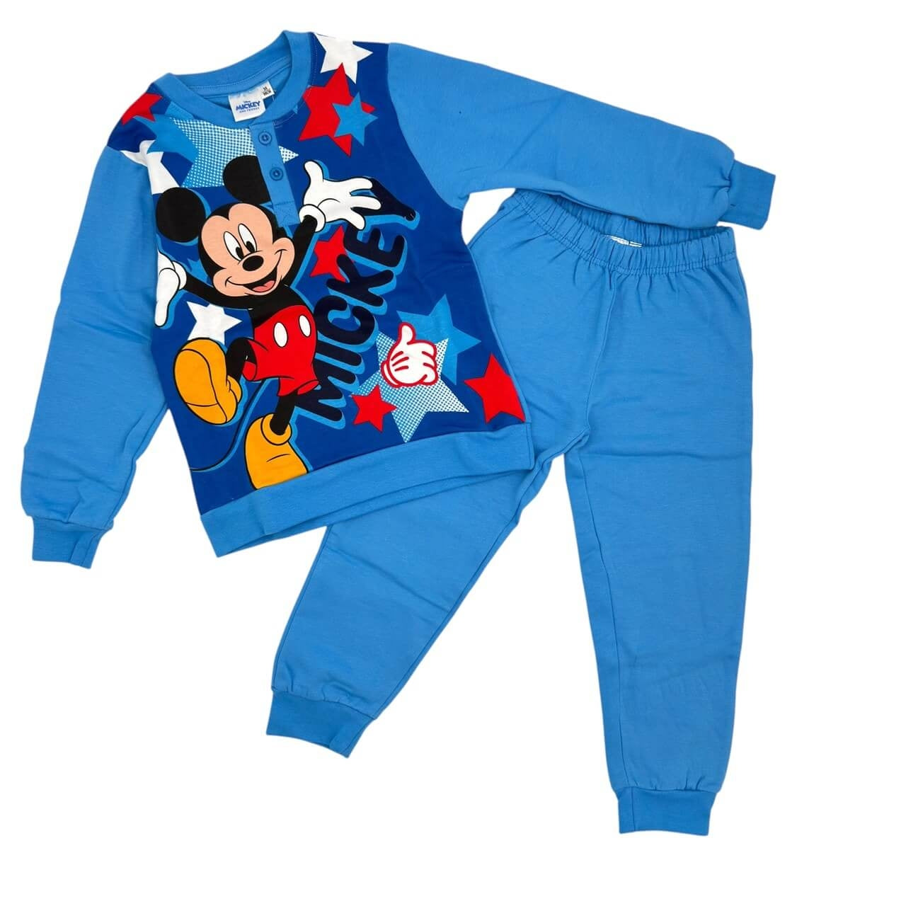 Pigiama Felpato Mickey Mouse Bimbo