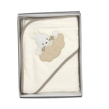 Triangolo accappatoio Ricamato Pastello