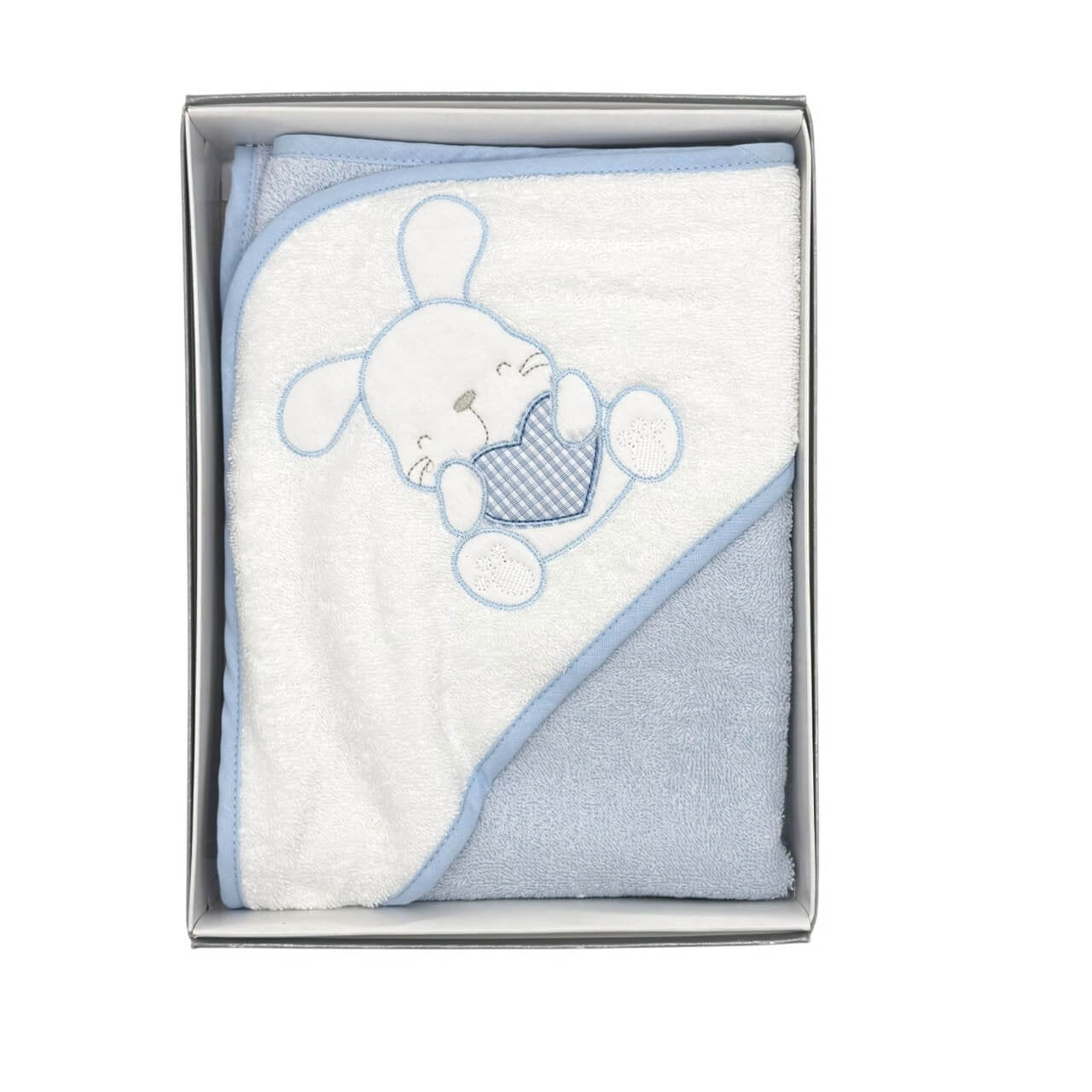 Triangolo accappatoio Ricamato Pastello