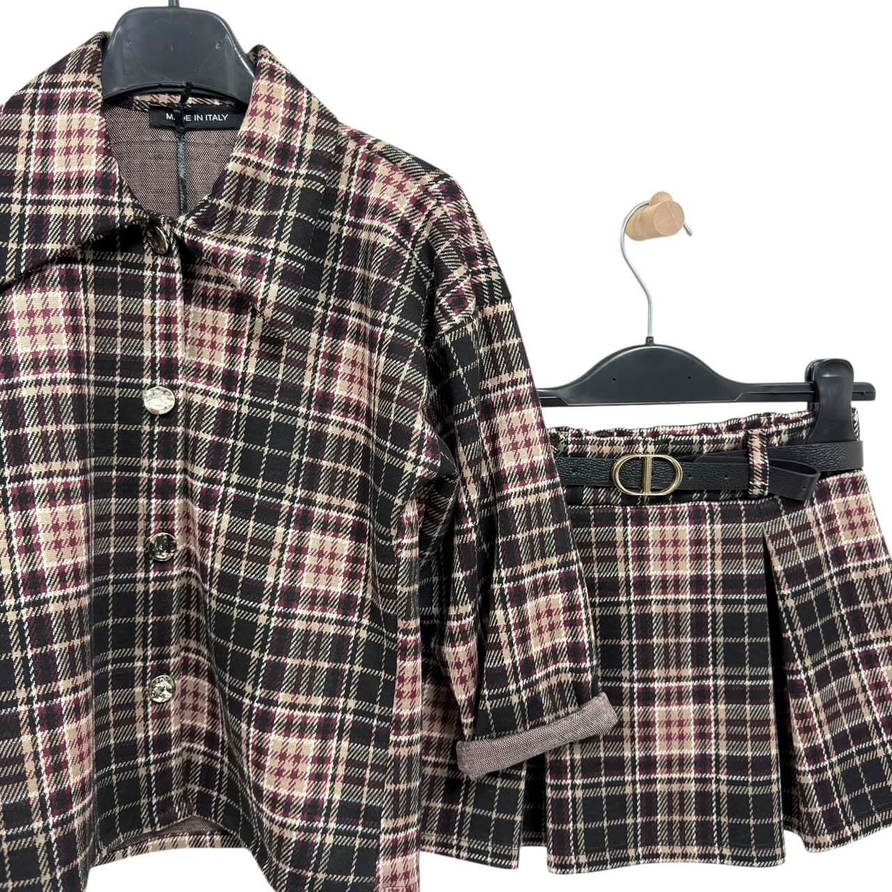 Completo bambina in flanellina