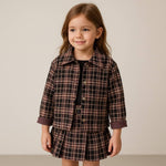 Completo bambina in flanellina