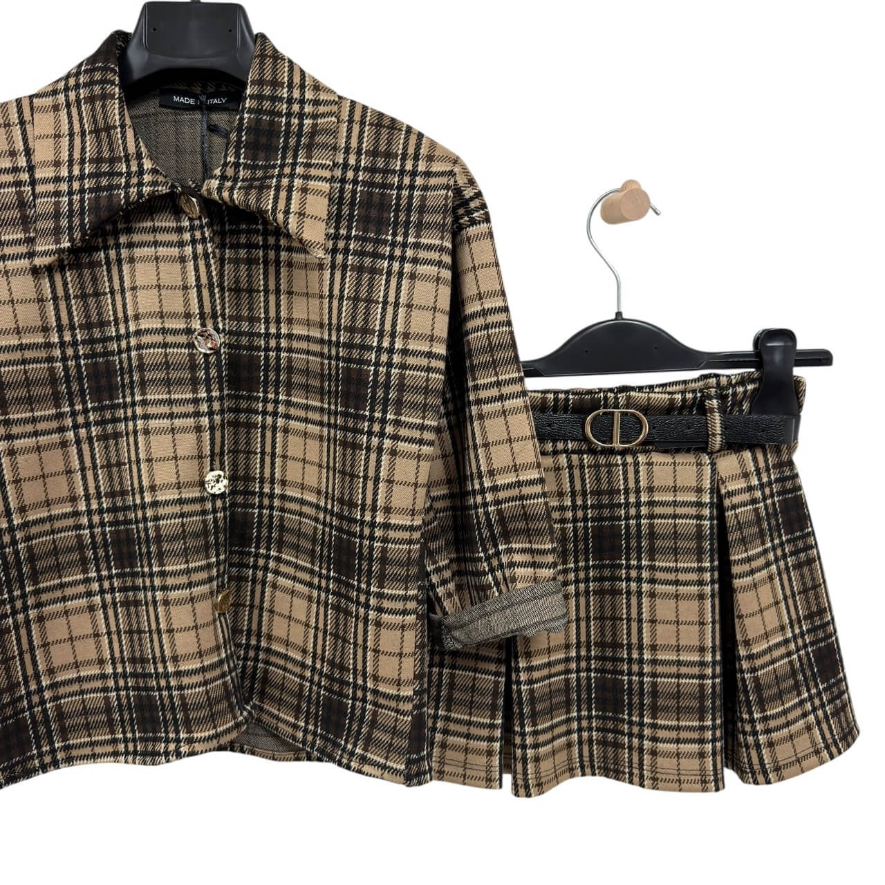 Completo bambina in flanellina
