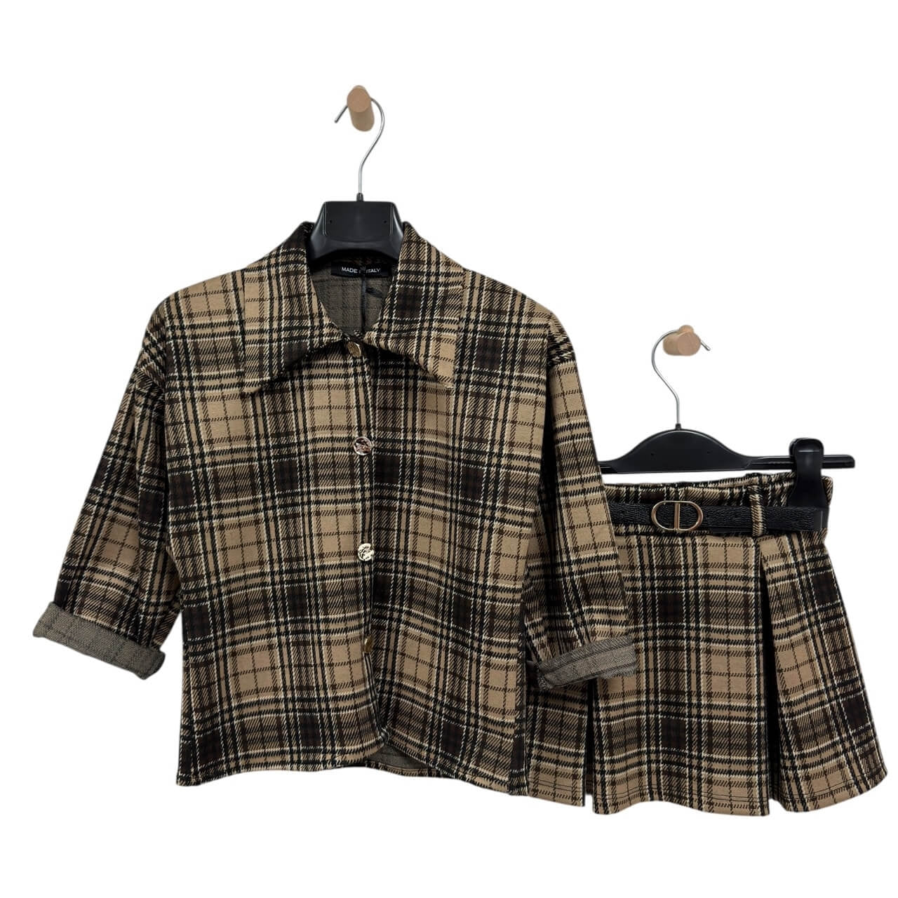 Completo bambina in flanellina