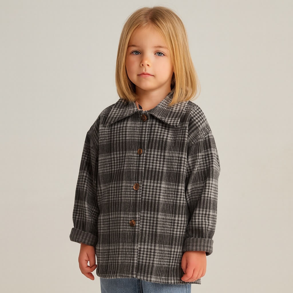 Camicione in flanella da bimba