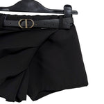 Pantaloncino effetto gonna da bimba con pieghe