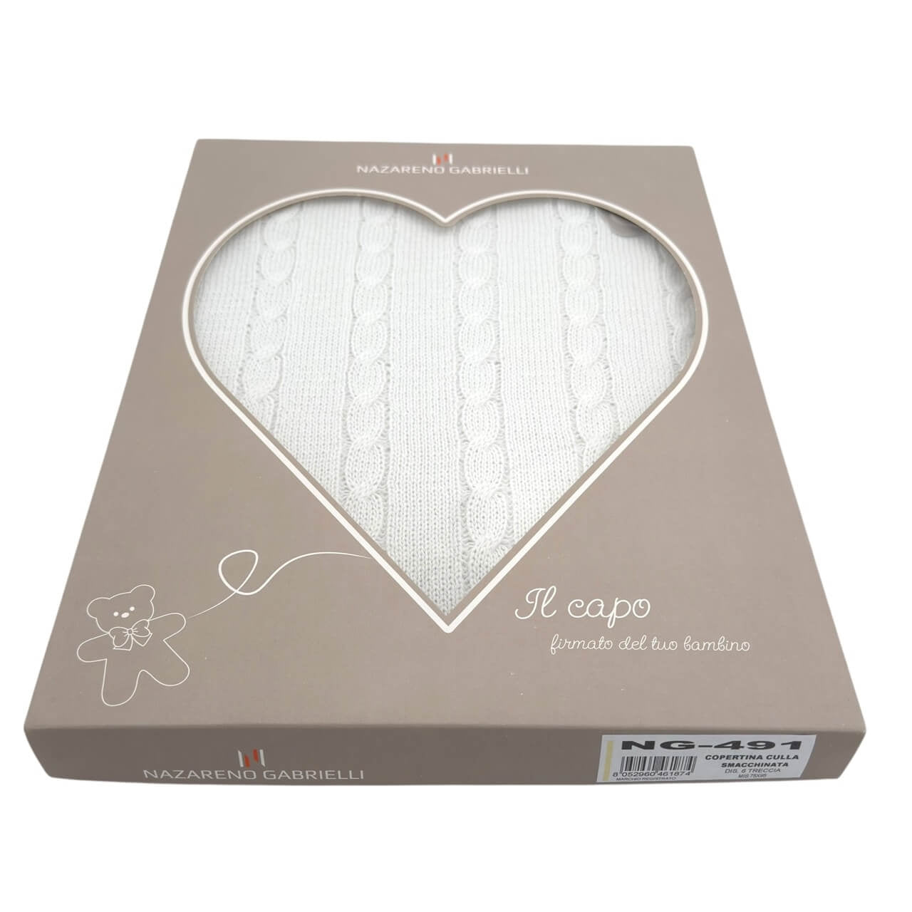 Scialle In Filo/Cotone 90x118 cm Nazareno Gabrielli