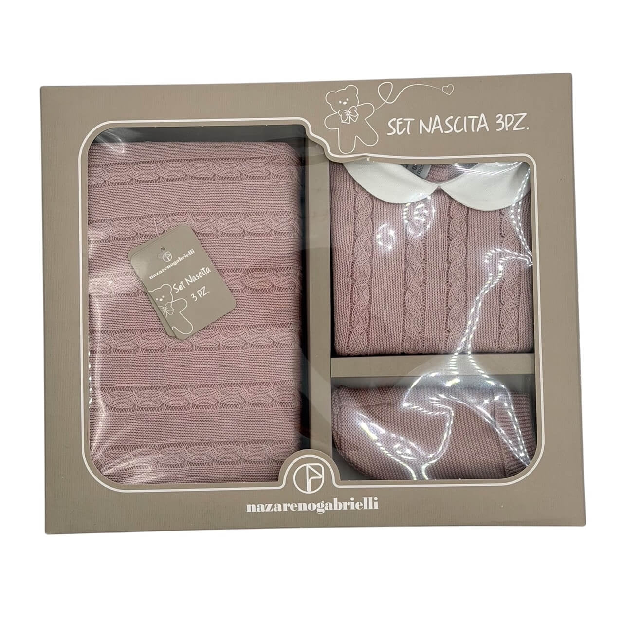 Set 3 Pezzi in Filo/Cotone Nazareno Gabrielli