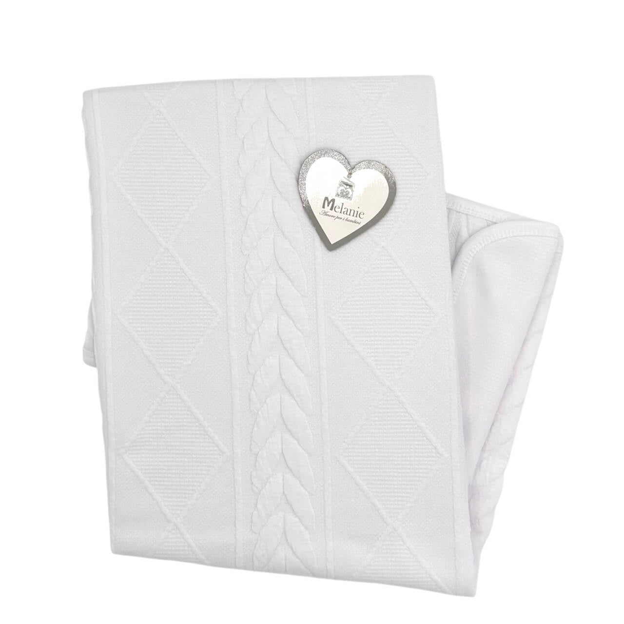 Copertina Lettino 110x140 cm Treccia