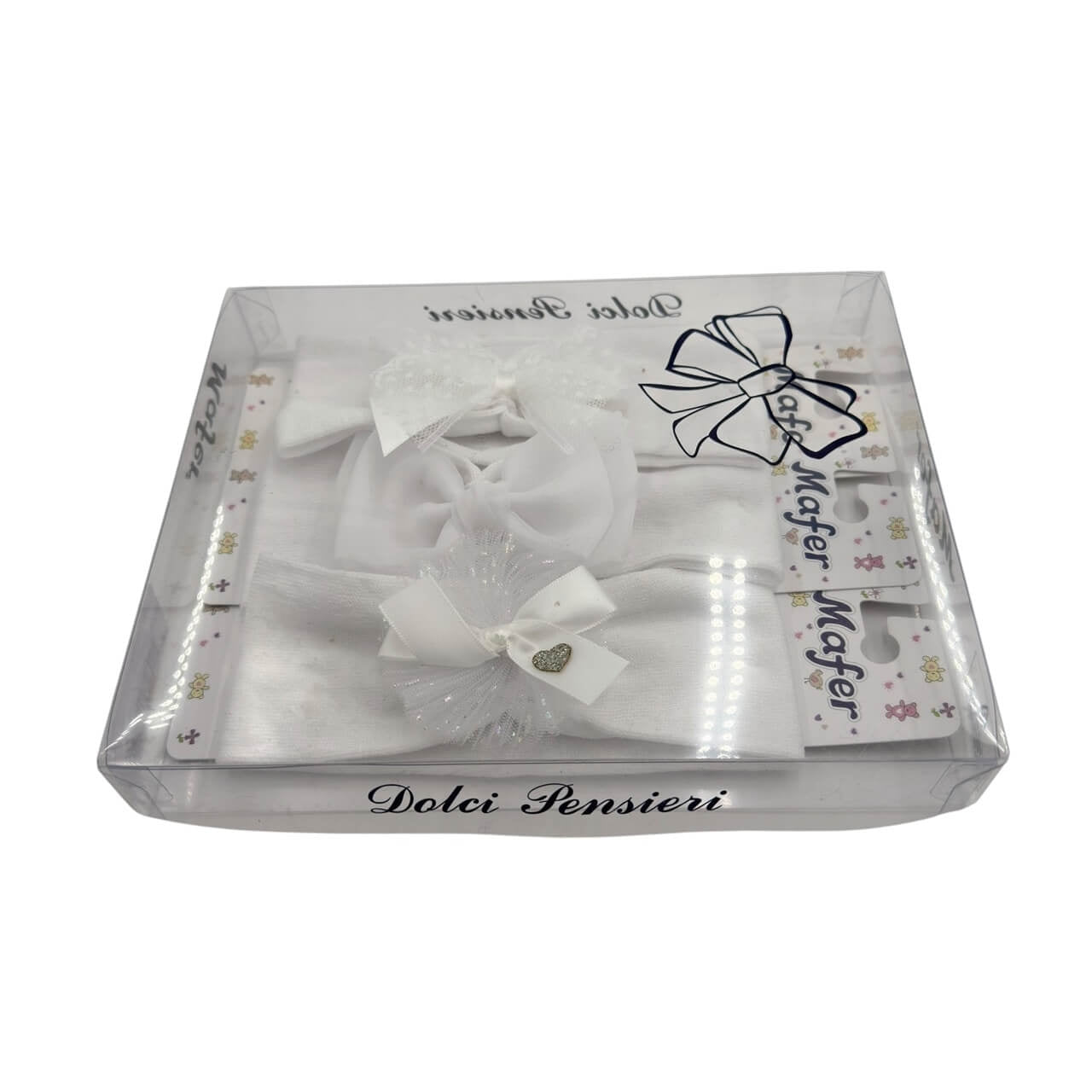 3 Fascie Neonata in cotone 0/12 Mesi