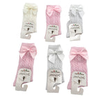 6 Calzini con Fiocco in cotone/Filo