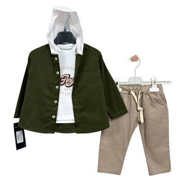 Completo 3 Pezzi Cotone neonato