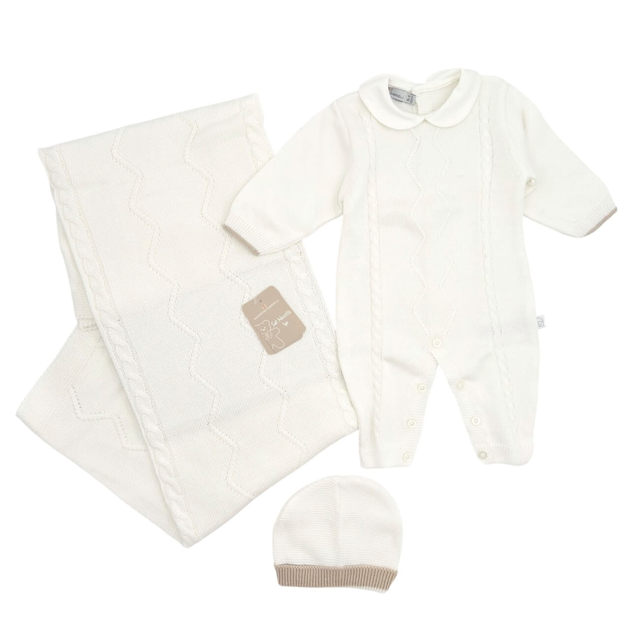 Set 3 Pezzi in Filo/Cotone Nazareno Gabrielli