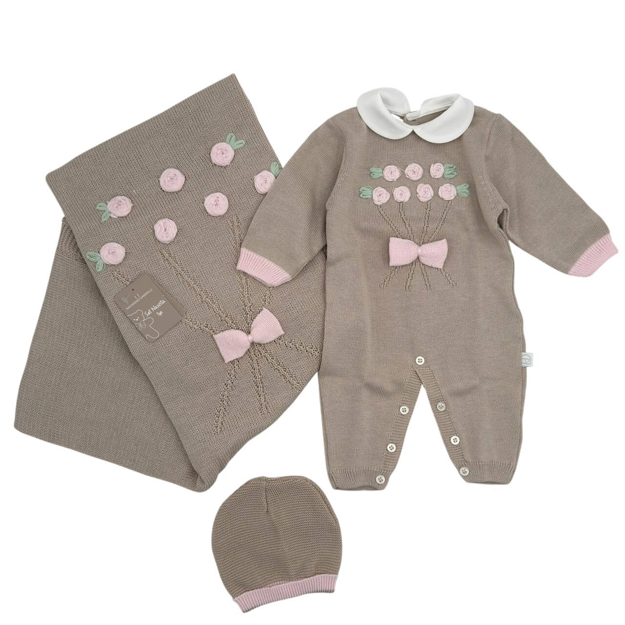 Set 3 Pezzi in Filo/Cotone Nazareno Gabrielli