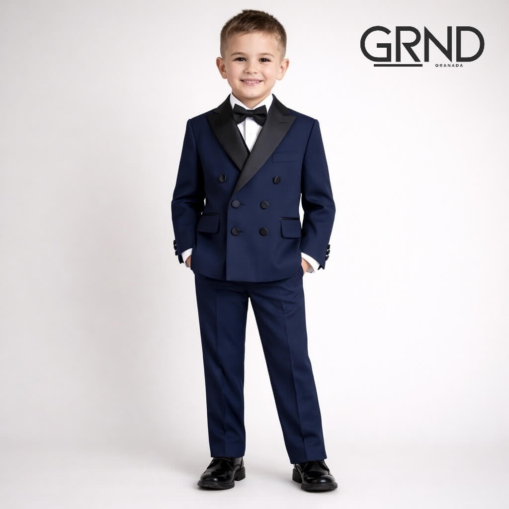 Abito cerimonia Smoking Doppio petto bambino - Granada