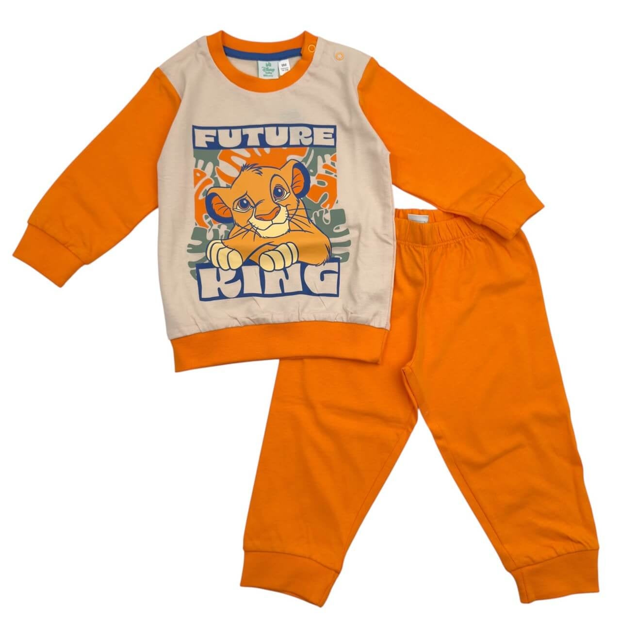 Pigiama in Cotone Disney Re Leone