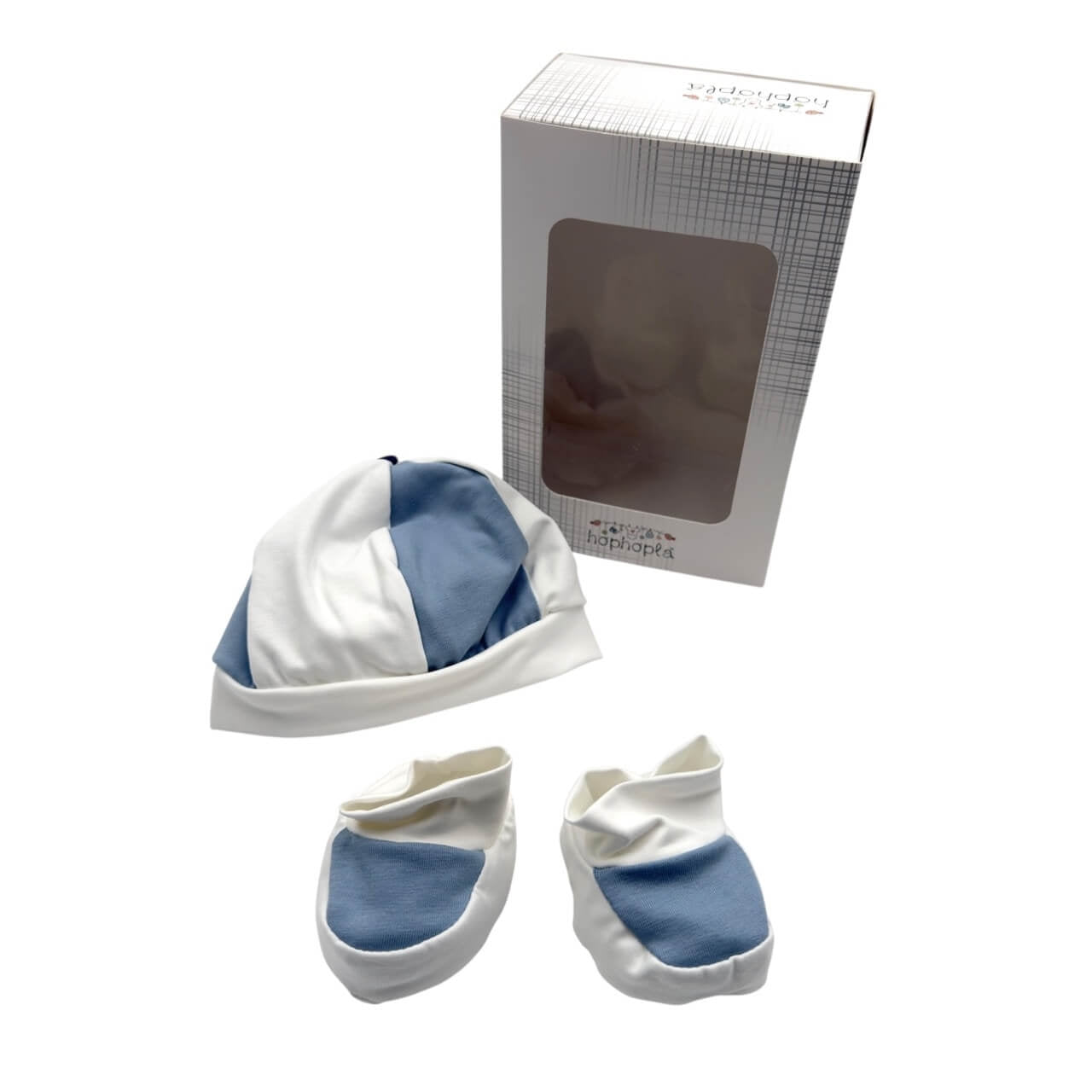 Set Cappello + Scarpe in Cotone HopHoplà Lino
