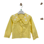 Camicia Colletto Fiori Neonata