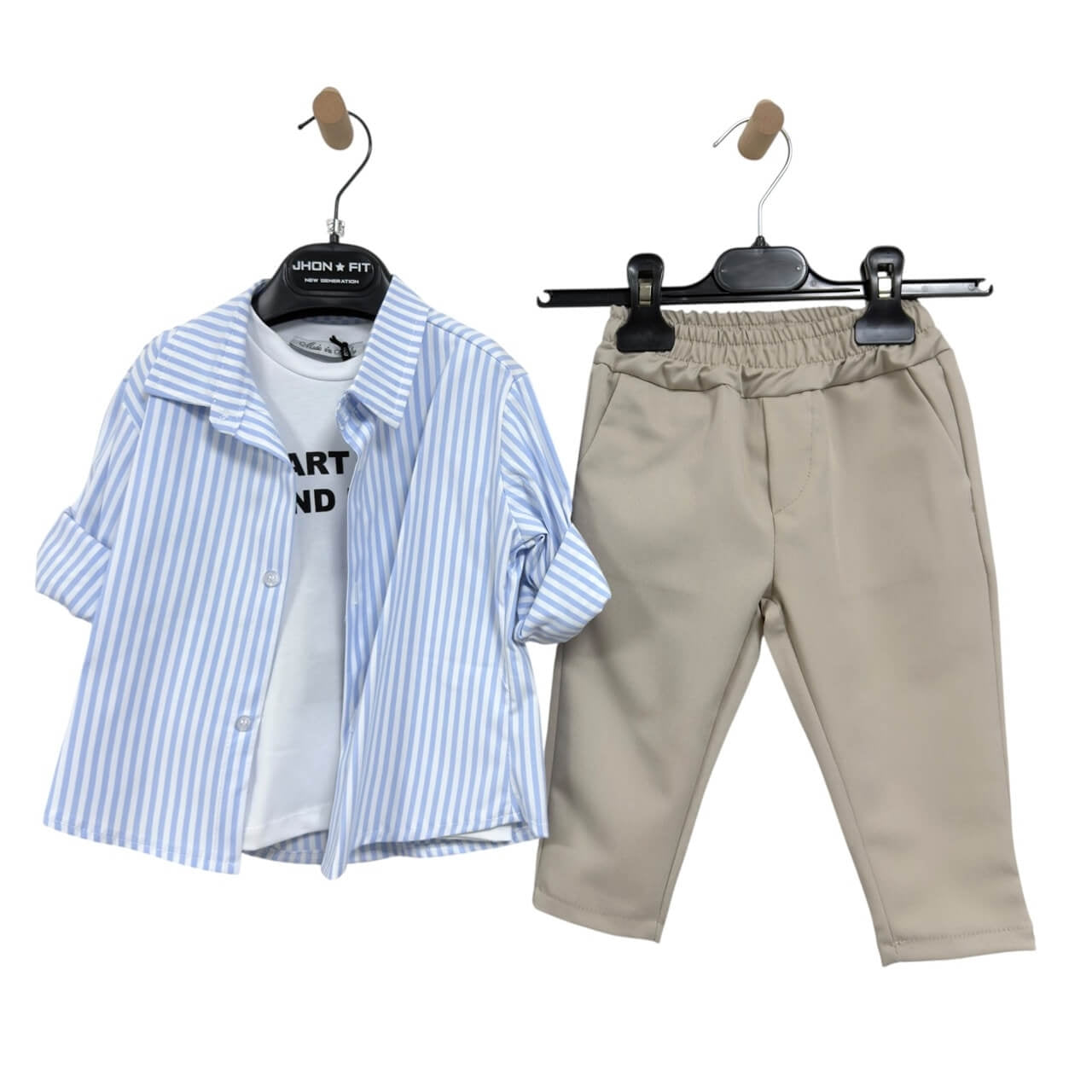 Completo 3 Pezzi Cotone neonato - Jhon Fit