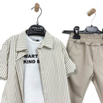 Completo 3 Pezzi Cotone neonato - Jhon Fit