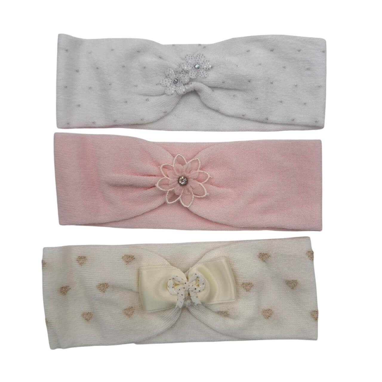 3 Fascie Neonata in Cotone 0/6 Mesi