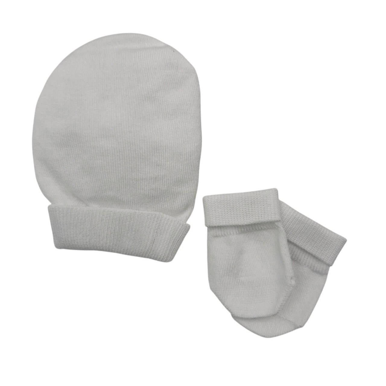 Set Cappello + scarpe in Cotone 0/6 Mesi