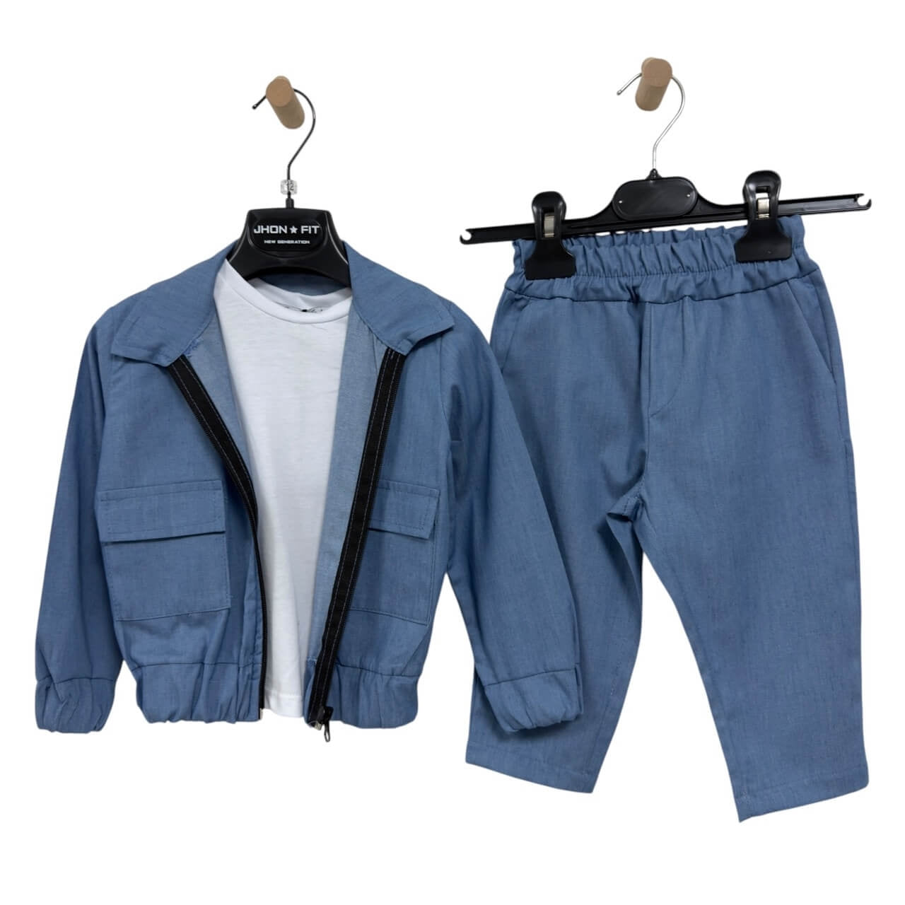 Completo 3 Pezzi Cotone neonato - Jhon Fit